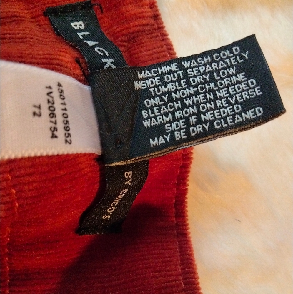 Black Label by Chico's Corduroy Pants - Picture 3 of 6